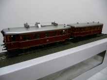 37706 Dieseltriebwagen mit Beiwagen Br VT 75.9 Br VB 140