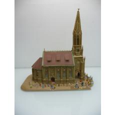 21965 Cathedral Church Stuttgart with many people - Vollmer N
