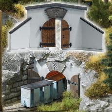 Busch 1470 H0 Stolleneingang 1-gleisig