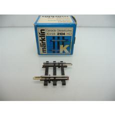 2104 Gerades K-Gleis 1/8 22,5mm Märklin H0