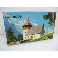 Swiss village church in the Sertigtal Kibri H0 B-8006