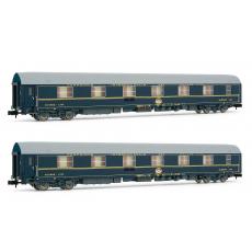 Arnold HN4341 Spur N 2-teiliges Set der DB/CIWL T2 Schlafwagen Epoche IV