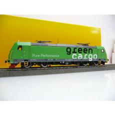 BRAWA 43966 H0 Electric locomotive Re 1428 GreenCargo Epoch VI DC Analog BASIC+ - green