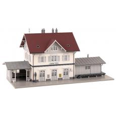 Faller H0 110145 Owen train station with 432 parts in 8 colors 308x140x142 mm