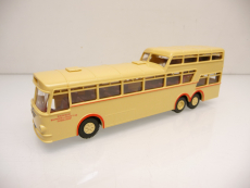 Brekina H0 Büssing 1 1/2 Decker der Rheinischen Bahngesellschaft Düsseldorf  RHEINBAHN