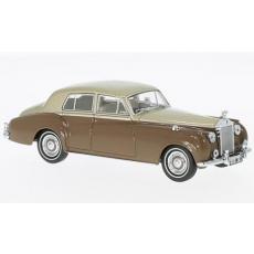 Oxford OXF43RSC001 1:43 Rolls Royce Silver Cloud I, metallic-beige/braun, RHD