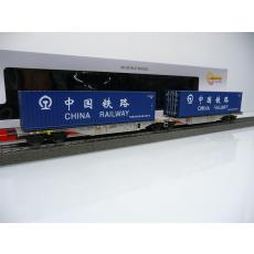 Mehano 90702 H0 Container wagon Sggmrss 2-piece China Railway novelty!!