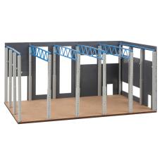 Faller 130892 H0 Industriehalle im Bau Systembau 44 Teile 253x153x124mm