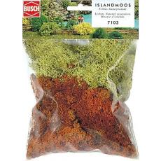 Busch 7103 Islandmoos in gelb - braun - rot