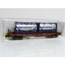 Minitrix 15289-05 N DB container wagon VOTG 450 9 256-2 DB Sdgkms with original packaging