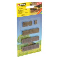 Noch 13060 H0 Verwahrloster Zaun 24 Teile 91 cm