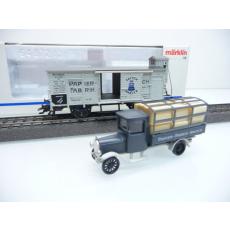 Märklin 48096 H0 Museumswagen 1996 Papierfabrik Salach mit LKW