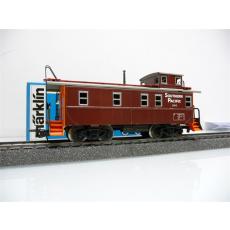 Märklin 4563 H0 US Caboose freight train support car Southern Pacific sheet metal from 1983 like brand new