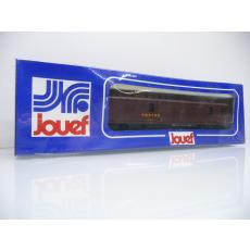 Jouef 5651 H0 postal car / freight car of the SNCF Ep. IV dark red