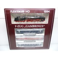 Fleischmann 1894 K H0 F-Zug der 50er Jahre Gambrinus Ep. III Dampflok BR 03 Sonderserie