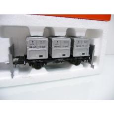 Roco 46524 H0 Behältertragwagen Von Haus zu Haus DB III Bts 50