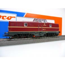 Roco 69380 H0 diesel locomotive V 80 010 of the DB old red Ep. III AC version