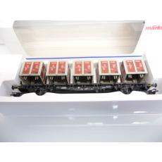 Märklin 4767 H0 container wagon of the DB Lgjs 598 FROM HOUSE TO HOUSE