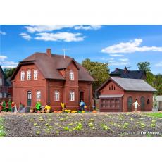Kibri 38190 H0 Siedlungshaus in Bottrop mit Nebengebäude
