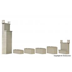 Kibri 39750 H0 Univers-Brueckenkoepfe - 2 Stück