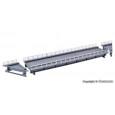 Kibri 39705 H0 straight steel girder bridge, single track