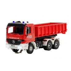 Viessmann 8050 H0 Feuerwehr MB ACTROS 3-achs mit Abrollcontainer und Rundumleuchten Viessmann 8050 H0 Feuerwehr MB ACTROS 3-achs mit Abrollcontainer und Rundumleuchten