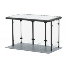 Viessmann 38179 H0 Bushaltestelle mit Flachdach L 5,1 x B 2,8 x H 3,1 cm