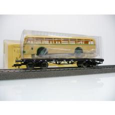Fleischmann 85 5286K H0 Rungenwagen der DB Ep. III SSk 07 Oberleitungsbus ÜHIIIs