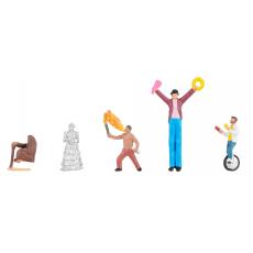 Faller 151683 H0 Straßenkünstler 5 Miniaturfiguren