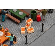 Faller 180868 H0 4 Marktkisten mit Gemüse Epoche III