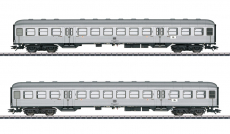 Märklin 43147 H0 Personenwagen-Set „Silberlinge“ 2-teilig mit LED Innenbeleuchtung