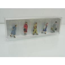 Preiser 10662 H0 Set mit 5 Reisenden der Epoche III  Spitzenqualität