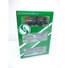 Sachsenmodelle 14109 H0 Länderbahn-Güterwagen Set Ep. IIb 3-teilig