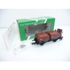 Sachsenmodelle 16044 H0 Kalkkübelwagen der DRG 519 091 braun