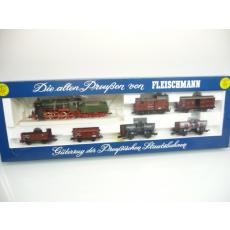Fleischmann 4884 H0 Prussian freight train 7 pieces KPEV Ep. I 2L= like brand new!!