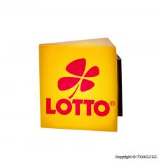 Viessmann 1374 H0 Reklameschild LOTTO mit LED Beleuchtung