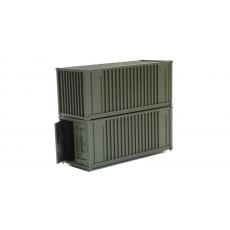 Igra 98010059 H0 2-teiliges Set mit Container Evergreen OT + UASC
