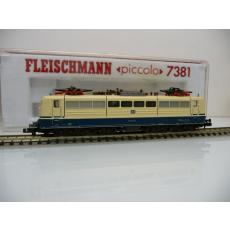 Fleischmann N 7381 electric locomotive BR 151 111-2 DB blue/beige Ep. IV with original packaging