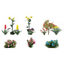 Faller 181289 H0 Blumen im Vorgarten