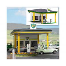 Busch 1577 H0 BP Tankstelle Laser Cut Bausatz