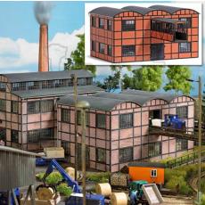 Busch 1558 H0 Lagerhalle mit Brücke 198 x 123 x 39 mm