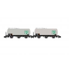 Arnold HN6608 N 2-teiliges Set Kesselwagen Uh der SNCF 3-achsig BP Epoche IV