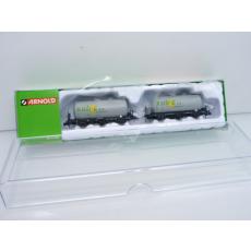 Arnold HN6611 Spur N 2-teiliges Set Kesselwagen KOIPE 3-achsig der RENFE Epoche IV