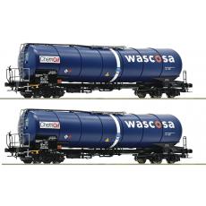 Roco 77046 H0 2-tlg. Set: Kesselwagen Chemoil Epoche VI