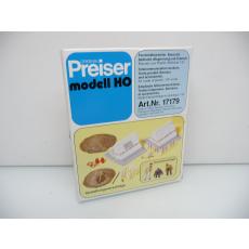 Preiser 17179 H0 Fernmeldearbeiter Bauzelte bedruckt, Absperrung Zubebör Preiser 17179 H0 Fernmeldearbeiter Bauzelte bedruckt, Absperrung Zubebör