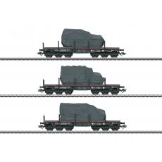 Märklin 48660 H0 Schwerlast-Flachwagen-Set SSyms Köln Epoche II der DR - NEU