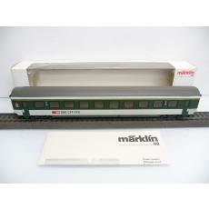 Märklin 4215 H0 D-Zugwagen 1. Klasse der SBB grün/hellgrau Epoche IV - TOP in OVP