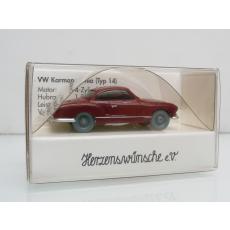 Wiking H0 VW Karmann Ghia Typ 14 rubinrot Herzenswünsche e.V. muensterclassics