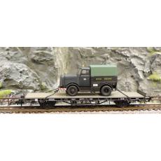 Kibri 26270 H0 Niederbordwagen mit Kaelble Zugmaschine NEU