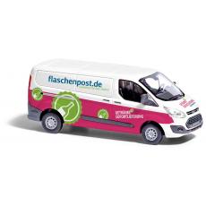 Busch 52437 H0 Ford Transit Custom Flachdach Kastenwagen, Flaschenpost